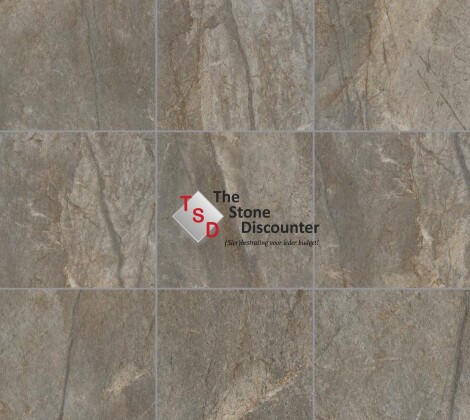 GeoCeramica Bresscia Taupe 60x60x4 cm kleurfoto