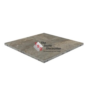 GeoCeramica Bresscia Taupe 60x60x4 cm productfoto