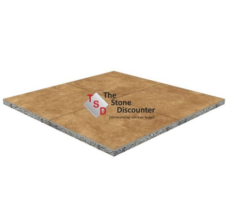 GeoCeramica Di Travertino Noce 60x60x4 cm productfoto