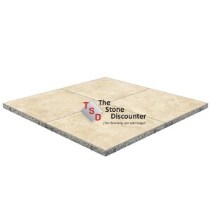 GeoCeramica Di Travertino Beige 60x60x4 cm productfoto