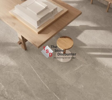 GeoCeramica Imola The Rock Silver 60x60x4 cm sfeerfoto