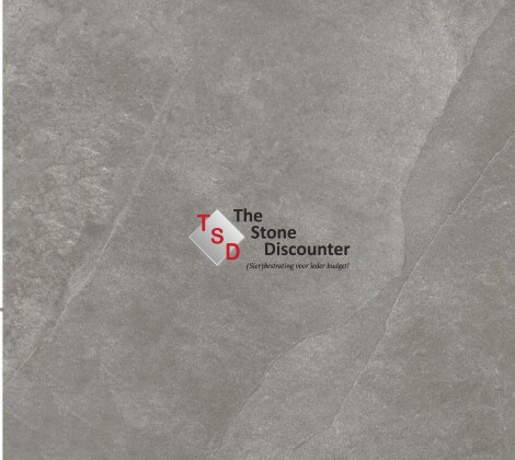 GeoCeramica Ipanema Stormy Grey 80x80x4 cm kleurfoto 1