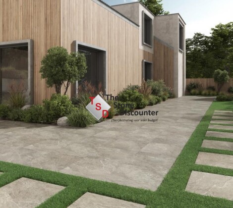 GeoCeramica Must Moon 60x60x4 cm sfeerfoto