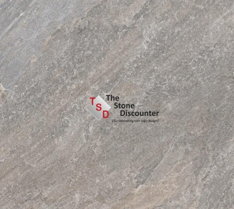 GeoCeramica Starter Quartzstone Grey Mate 75x75x4 cm kleurfoto