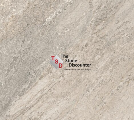 GeoCeramica Starter Quartzstone Taupe Mate 75x75x4 cm kleurfoto