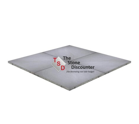 GeoCeramica Vena Cloudy Grey 100x100x4 cm productfoto