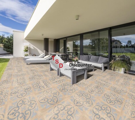 MBI GeoCeramica Facewood Pure 60x60x4 cm Sfeerfoto