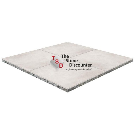 MBI GeoCeramica Framework Concrete Grey 60x60x4 cm Productfoto