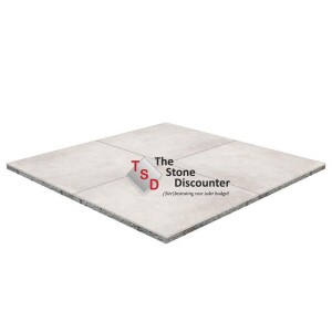 MBI GeoCeramica Framework Concrete Grey 80x80x4 cm Productfoto