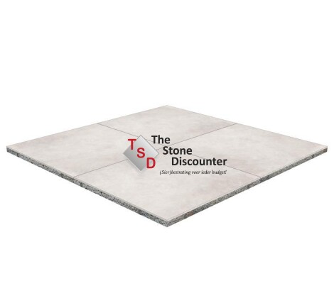 MBI GeoCeramica Framework Concrete Grey 80x80x4 cm Productfoto