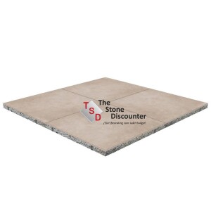 MBI GeoCeramica Framework Concrete Taupe 60x60x4 cm Productfoto