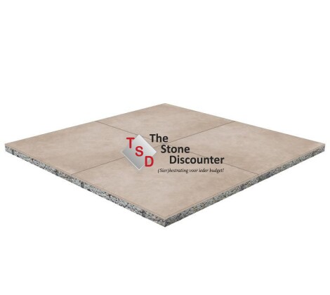 MBI GeoCeramica Framework Concrete Taupe 60x60x4 cm Productfoto