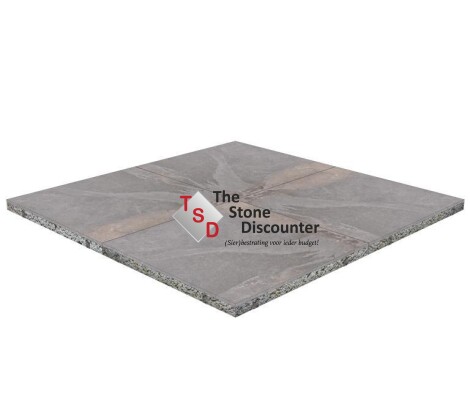 MBI GeoCeramica Heritage Mid Grey 60x60x4 cm Productfoto