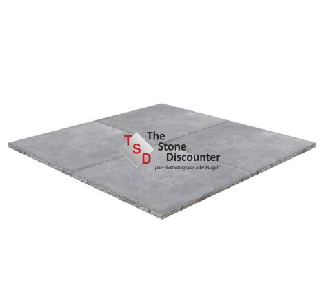 MBI GeoCeramica Mundo Mid Grey 100x100x4 cm Productfoto
