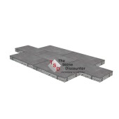 GeoCeramica 2Drive Flow Smoke 60x30x4 cm productfoto