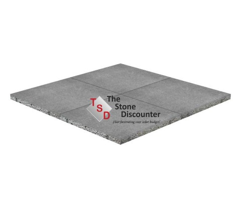 MBI GeoCeramica BB Stone Dark Grey 60x60x4 cm Productfoto