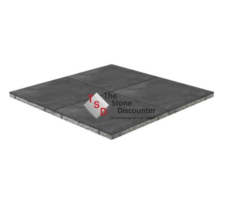 MBI GeoCeramica Concreet Black 80x80x4 cm Productfoto