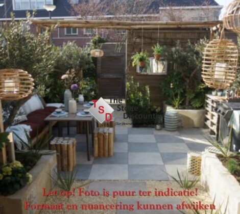 MBI GeoCeramica Evoque Beige 60x60x4 cm Sfeerfoto