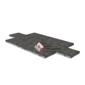 MBI GeoCeramica Flow Black 60x30x4 cm Productfoto
