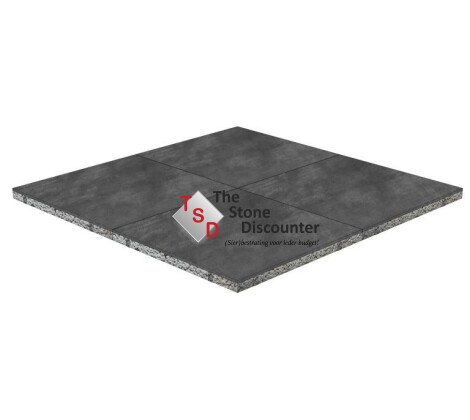 MBI GeoCeramica Flow Black 80x80x4 cm Productfoto