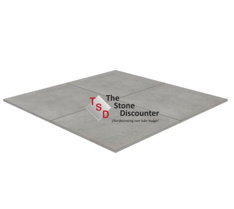MBI TwentyGres Ambiance Grigio 80x80x2 cm Productfoto