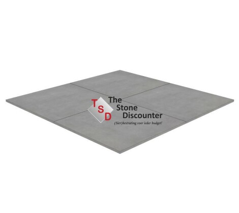 MBI TwentyGres Liquid Grey 80x80x2 cm Productfoto