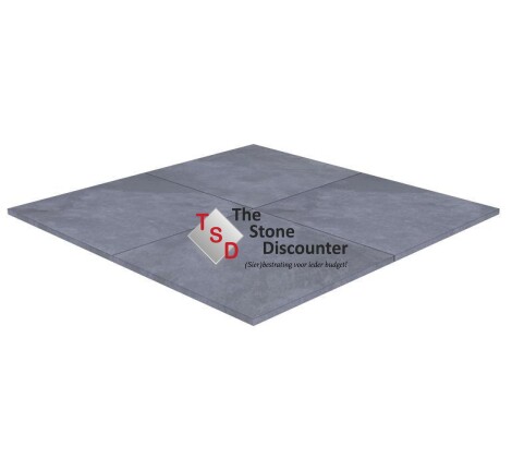 MBI TwentyGres Rail Grey 60,4x60,4x2 cm Productfoto