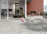 MBI TwentyGres Rail Silver 60,4x60,4x2 cm Sfeerfoto