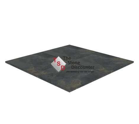 TwentyGres Starter Strato Black 60x60x2 cm productfoto