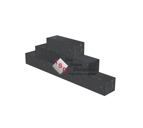 Stapelblok strak Antraciet 30x12x10 cm