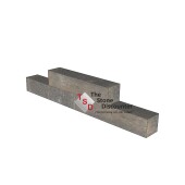 Stapelblok strak Bruin Zwart 60x12x12 cm