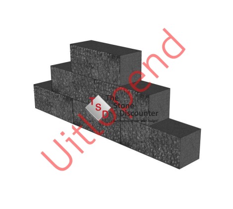 Roccia strak antraciet 30x12x12 productfoto