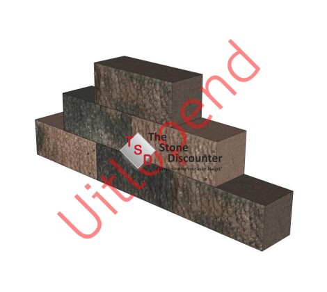 Roccia bruin-zwart 30x12x12 cm productfoto