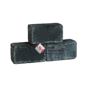 Stapelblok getrommeld Antraciet 30x15x15