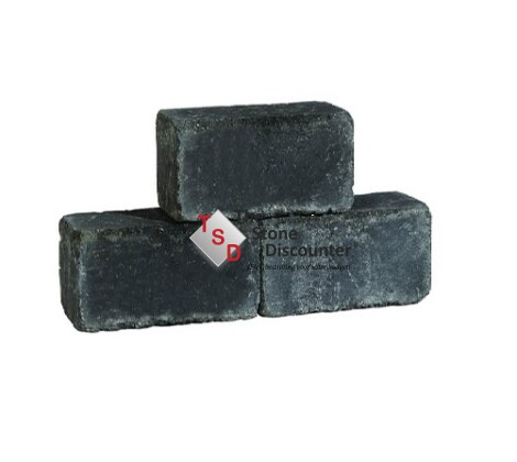 Stapelblok getrommeld Antraciet 30x15x15