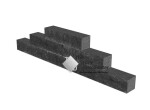 Splitblok antraciet 37,7x9x9 cm