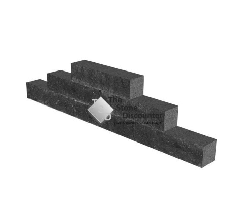 Splitblok antraciet 37,7x9x9 cm