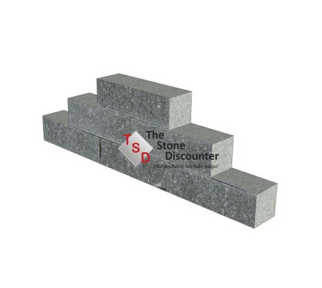 Splitblok noors grijs 29x9x9 cm