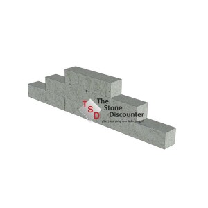 Splitblok noors wit 37,7x9x9 cm