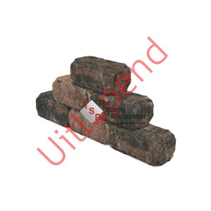 Roccia getrommeld bruin zwart 30x12x12cm productfoto 3