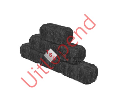 Roccia getrommeld antraciet 30x12x12cm productfoto