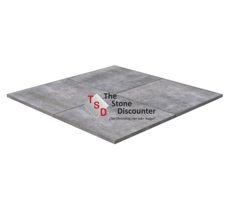 MBI Triagres Belfast Grey 80x80x3 cm Productfoto