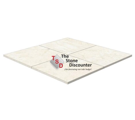 MBI Triagres Travertino Lecce Ivory Cream 80x80x3 cm Productfoto