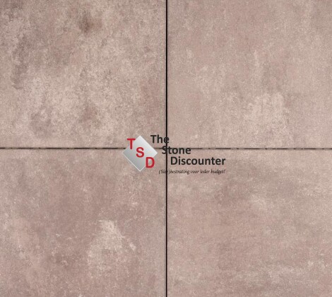 MBI Trippel T Taupe 60x60x4 cm kleurfoto