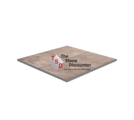 MBI Trippel T Taupe 80x80x4 cm productfoto