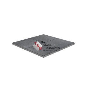 MBI Trippel T Zwart-Grijs Genuanceerd 60x60x4 cm productfoto