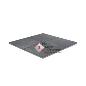 MBI Trippel T Zwart-Grijs Genuanceerd 80x80x4 cm productfoto