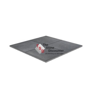 MBI Trippel T Zwart-Grijs Genuanceerd 80x80x4 cm productfoto