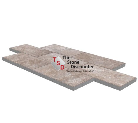 MBI Trippel T Bruin Nuance 60x30x4 cm Productfoto