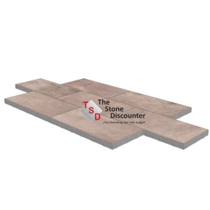 MBI Trippel T Taupe 60x30x4 cm Productfoto